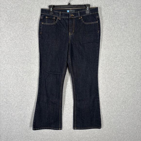 Relativity Jeans Womens 12P Bootcut Embroidered Pockets Stretch Y2K Western Mid - Picture 3 of 10